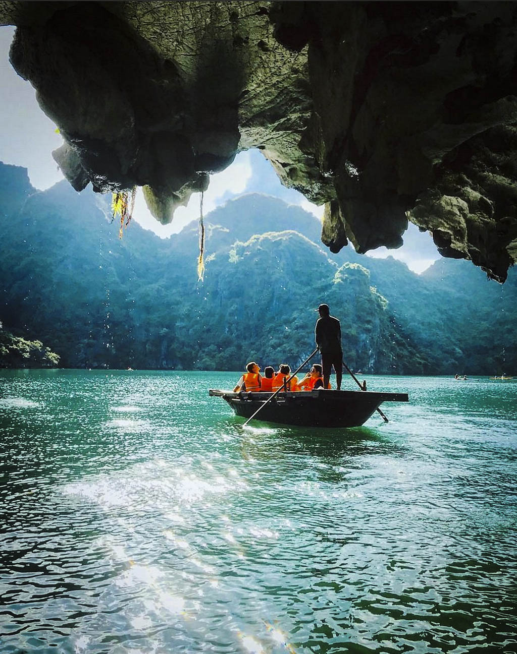 Paddle through hidden lagoons on exclusive Halong Bay Tours